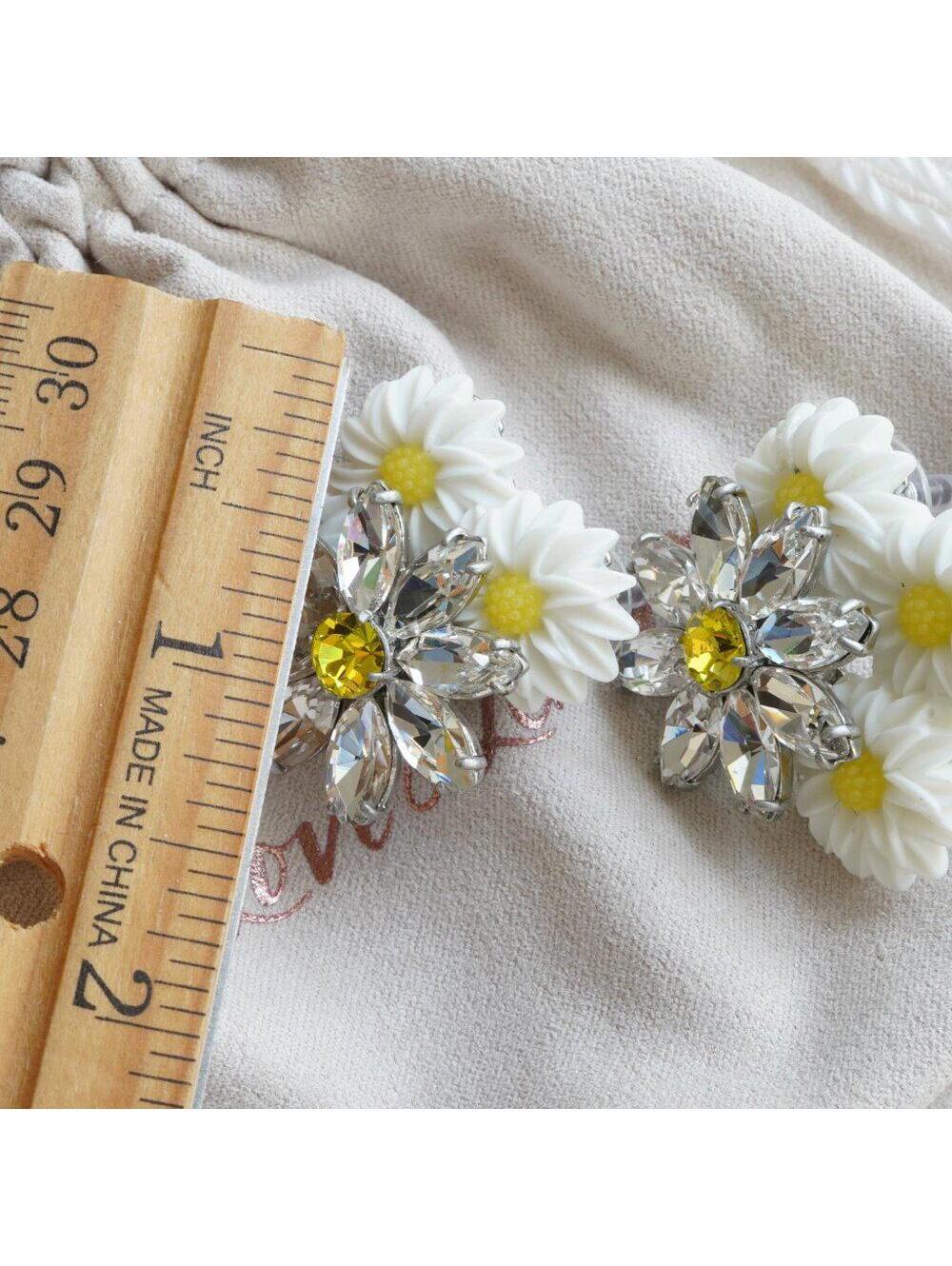 For Love & Lemons Posy Drop Earrings - Picture 6 of 6